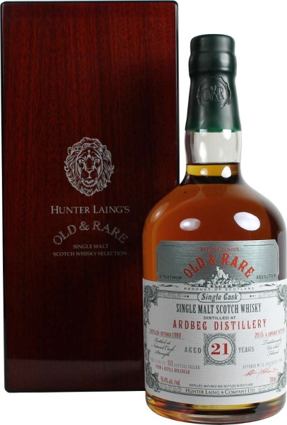 Ardbeg Whisky Hunter Laing Old &amp; Rare Platinum 21 Jahre Distilled 1993 0,7 Liter