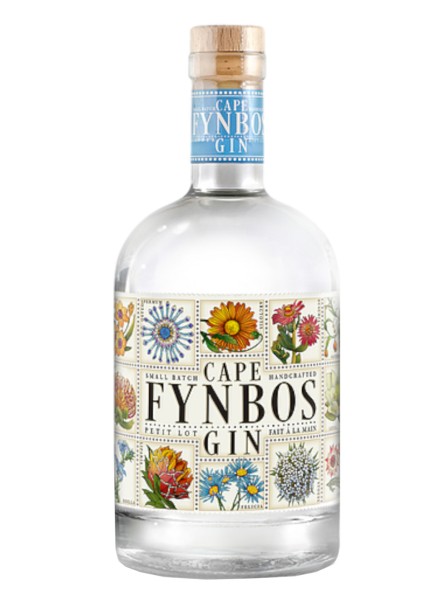 Cape Fynbos Gin 0,5 Liter mit Glas
