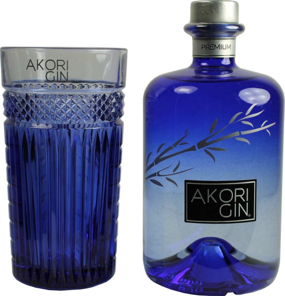 Akori Gin 0,7 Liter mit Glas