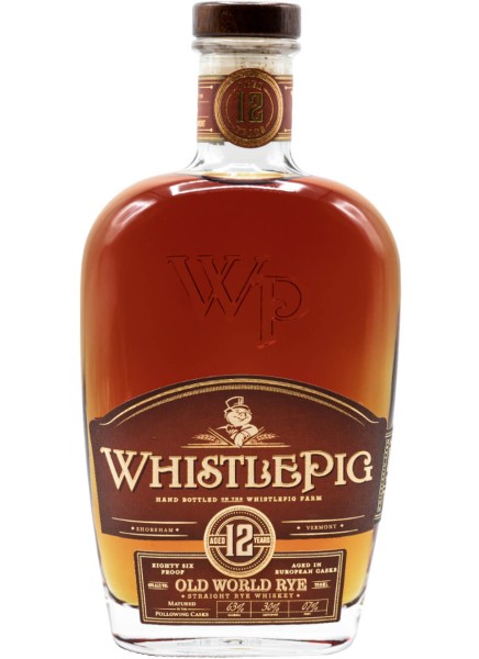 WhistlePig 12 Years Old World Rye 0,7 Liter