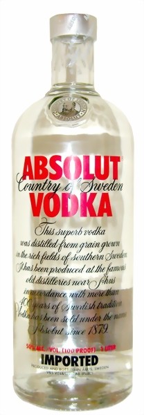 Absolut Vodka Red Label 50% 1l