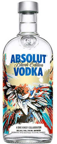 Absolut Vodka Blank Edition bei Dave Kinsey
