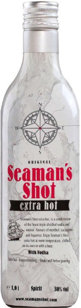 Seaman&#039;s Shot Vodka Extra Hot Mini 0,02 Liter PET
