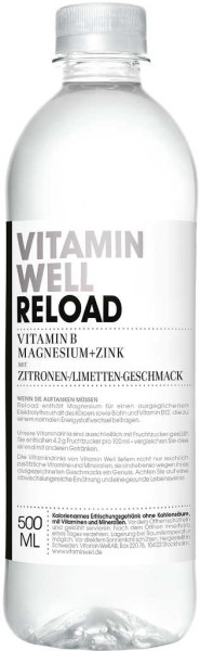 Vitamin Well Reload Wellnessdrink 0,5 Liter