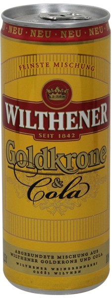 Wilthener Goldkrone & Cola Dose