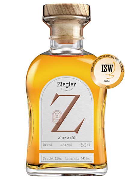 Ziegler Alter Apfelbrand fassgelagert 0,5 Liter