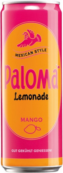 Paloma Mango Lemonade 0,355 Liter Dose