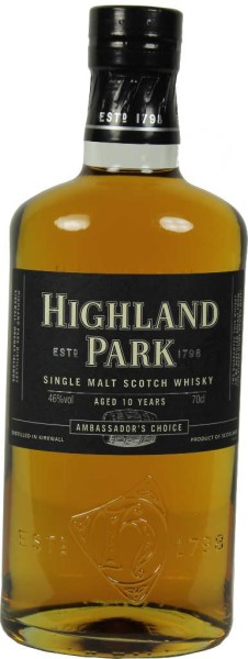 Highland Park Whisky 10 Jahre Ambassadors Choice 0,7l