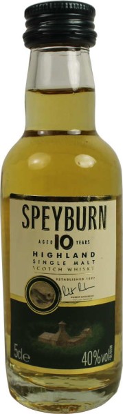 Speyburn Whisky 10 Jahre Mini 0,05 Liter