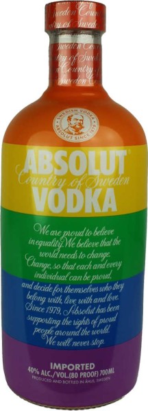 Absolut Vodka Colors 0,7 Liter
