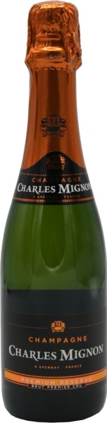 Charles Mignon Champagner Brut Reserve Premier Cru 0,375 Liter