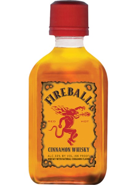 Fireball Whiskylikör Miniatur 0,05 Liter