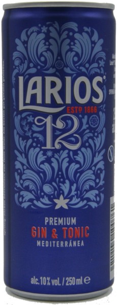 Larios 12 Gin &amp; Tonic 0,25 Liter