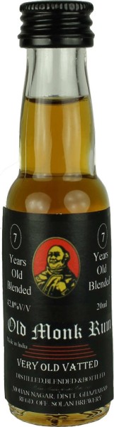 Old Monk Rum 7 Jahre Mini