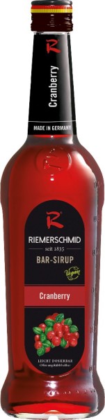 Riemerschmid Cranberry Barsirup 0,7 l