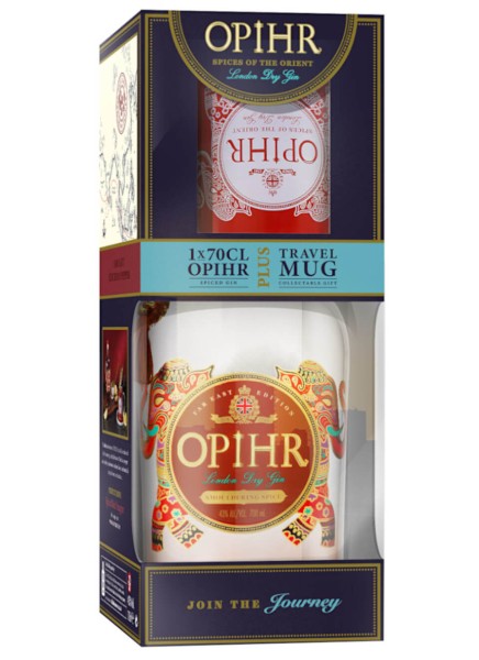 Opihr Gin Far East Edition 0,7 Liter mit Becher