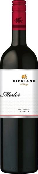 Cipriano Merlot Veneto IGP 2015 1 Liter