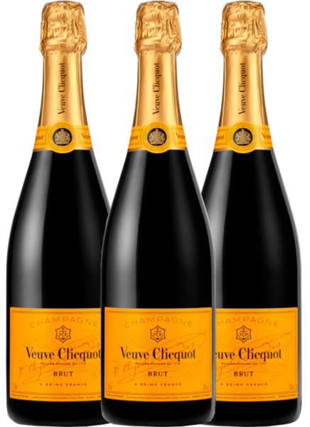 Veuve Clicquot Brut Champagner mit Happy Socks im Set 2,25 Liter
