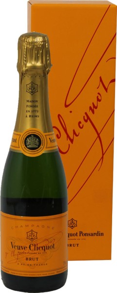 Veuve Clicquot Brut 0,375l in Geschenkpackung