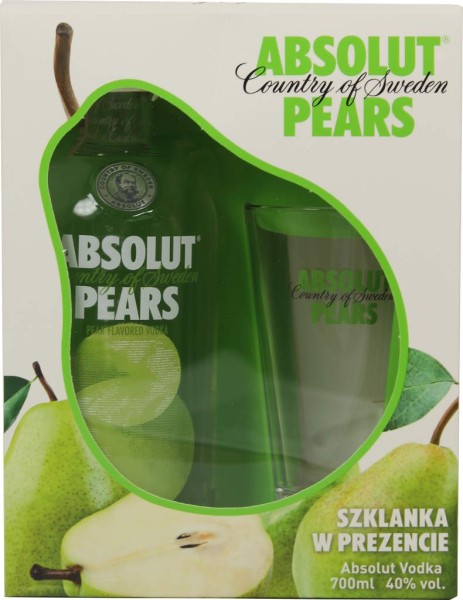 Absolut Vodka Pears new Style gift pack