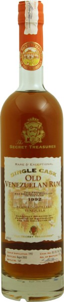 Secret Treasures Old Venezuelan Rum 1992 0,7l
