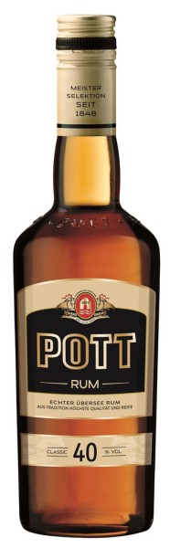 Pott Rum 40 % 0,35 l