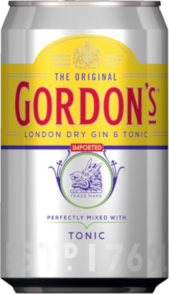 Gordons Gin &amp; Tonic Dose 0,33 Liter