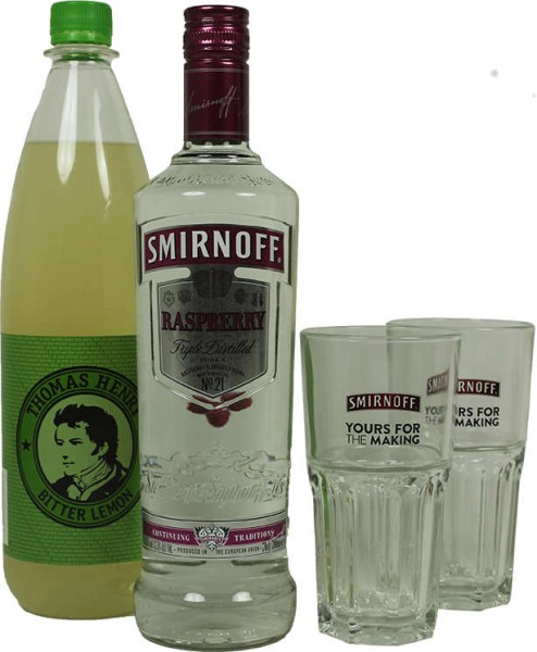 Smirnoff Vodka Raspberry Bitter Lemon