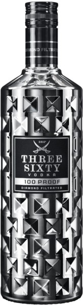 Three Sixty Vodka 100 Proof 0,7 Liter