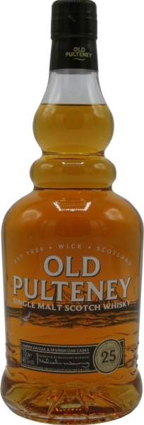 Old Pulteney Whisky 25 Jahre 0,7 Liter