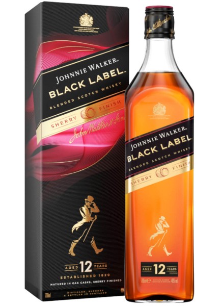 Johnnie Walker Black Label Sherry Finish Whisky 0,7 Liter