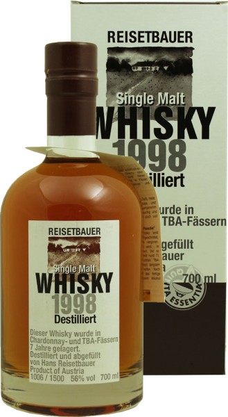 Reisetbauer Single Malt Whisky 1998 Fassstärke 0,7 l 56%