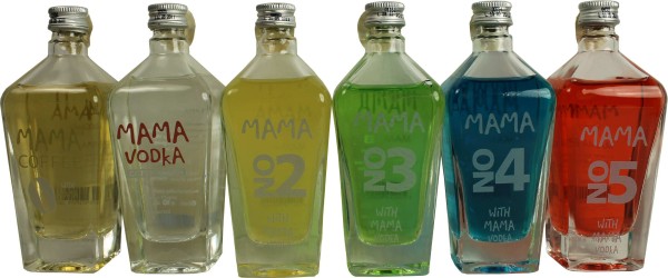 Mama Vodka Cocktail Set 6x 0,1l
