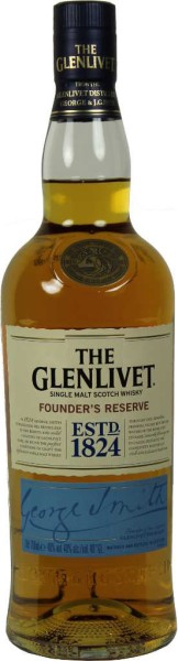 The Glenlivet Whisky Founders Reserve 0,7 Liter