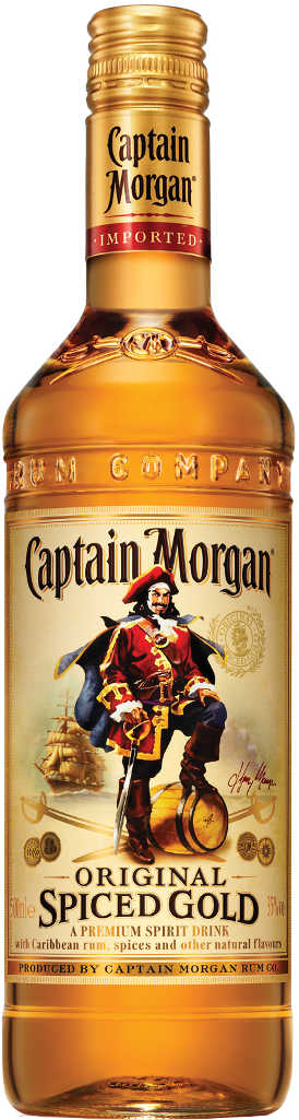 Captain Morgan Spiced Liter Gold 0,5